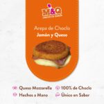 Arepa de Choclo de Jamon y Queso en Cali M&Q Unicos en Sabor Arepas de Choclo Cali